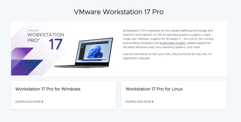 Tải phần mềm VMWare