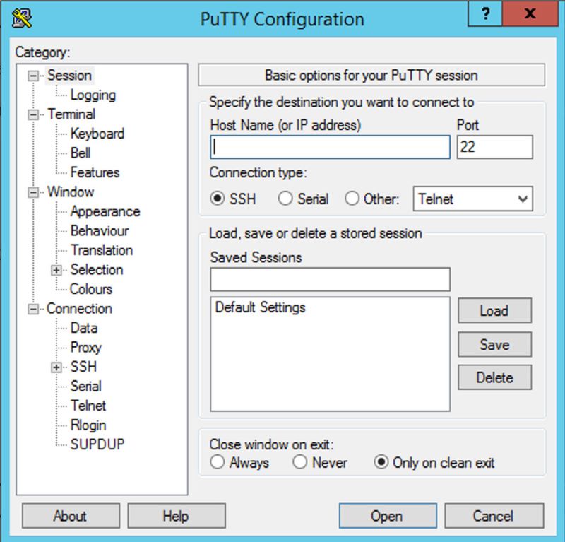 Nhập thông tin cài đặt kết nối SSH đến VPS Linux