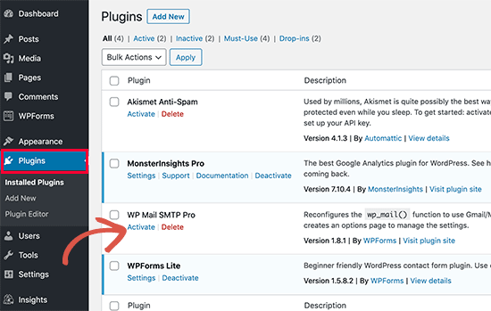 cài đặt plugin qua WordPress 