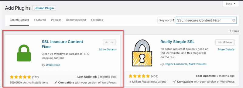 Hướng dẫn cài đặt Plugin SSL Insecure Content Fixer