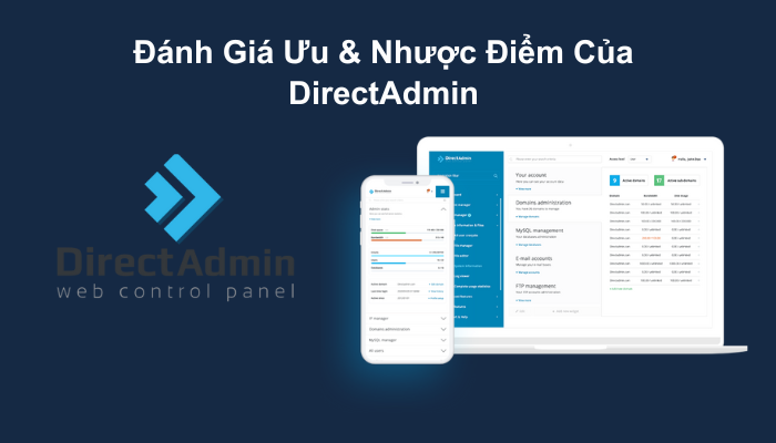 Ưu và nhược điểm của phần mềm DirectAdmin