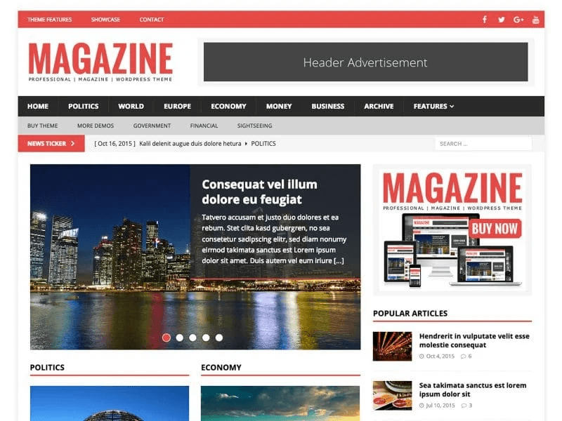 Mh Magazine được biết đến như những WordPress themes free download phổ biến