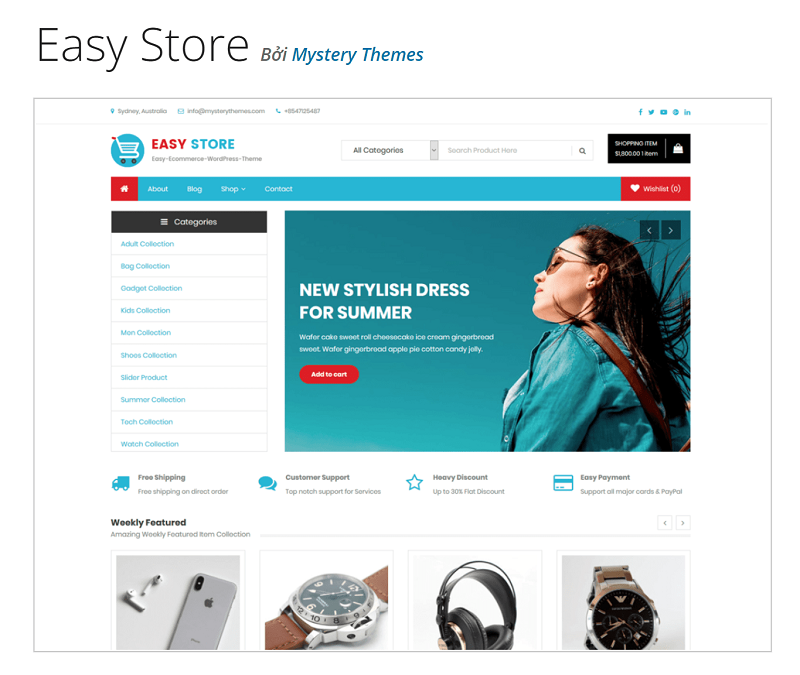 Theme Easy Store