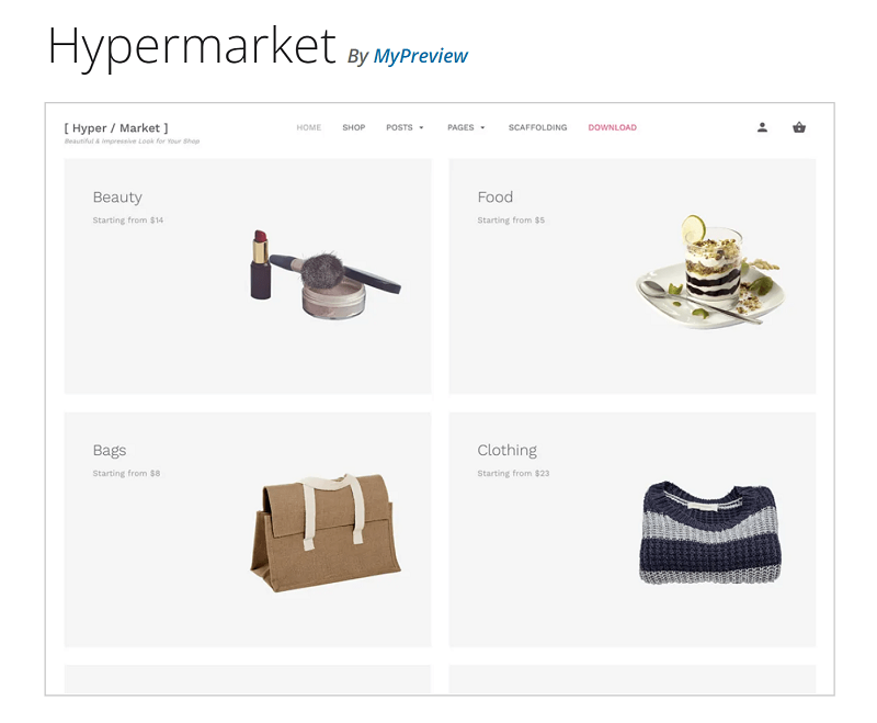 Theme Hypermarket