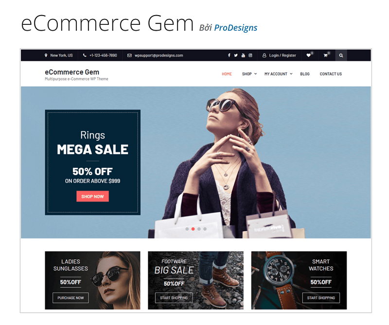 Theme Ecommerce Gem