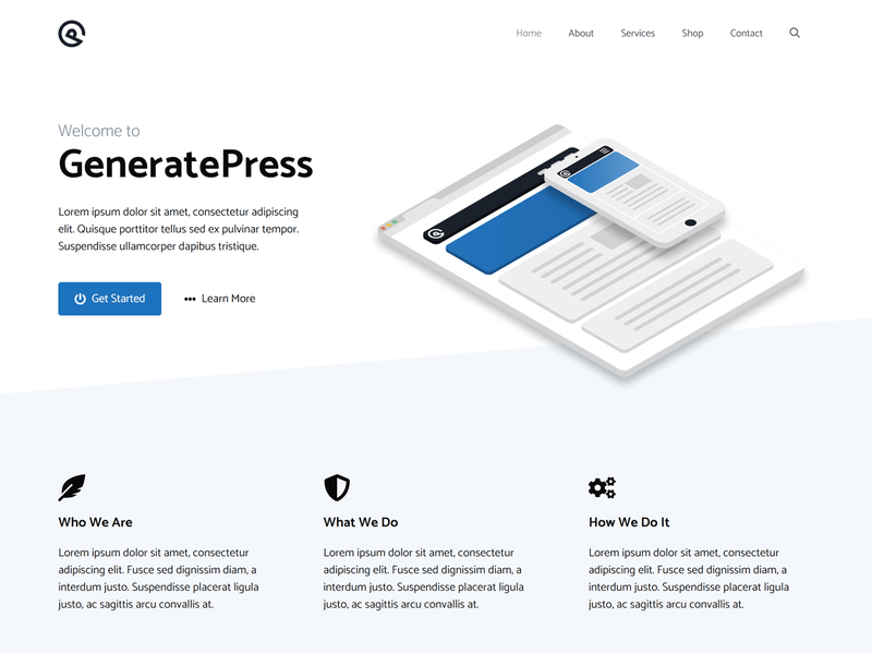 Theme GeneratePress