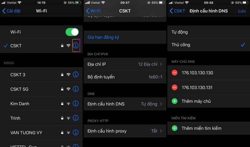 Cách cài đặt AdGuard DNS trên iOS