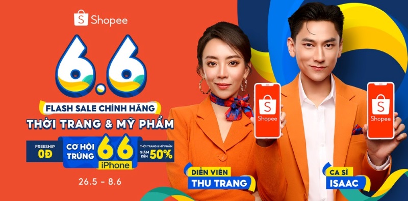 Quảng bá cho chương trình Flash Sale