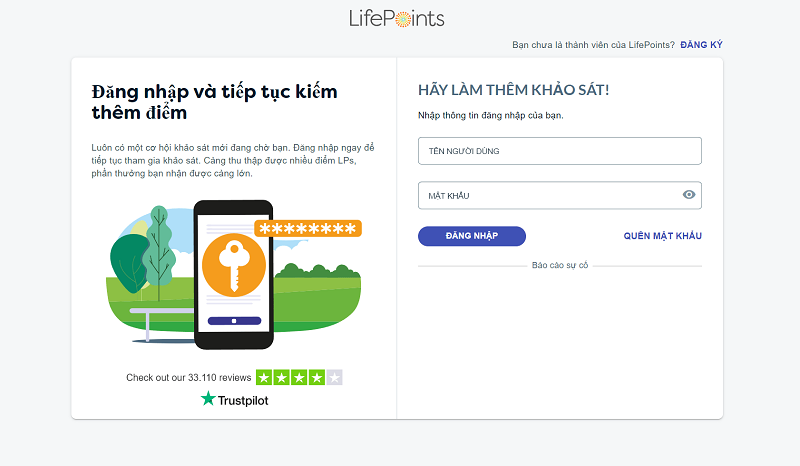 Trang web Lifepoints