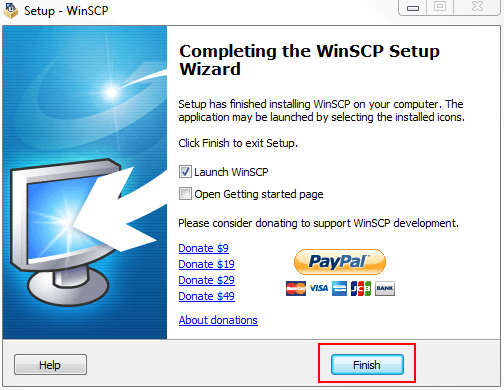 Cách cài đặt Winscp