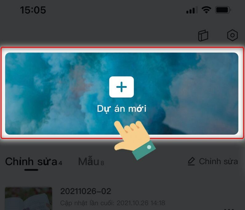 Sáng tạo video trên Capcut