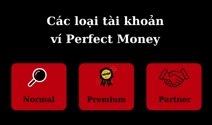 Các loại tài khoản trên Perfect Money là gì?