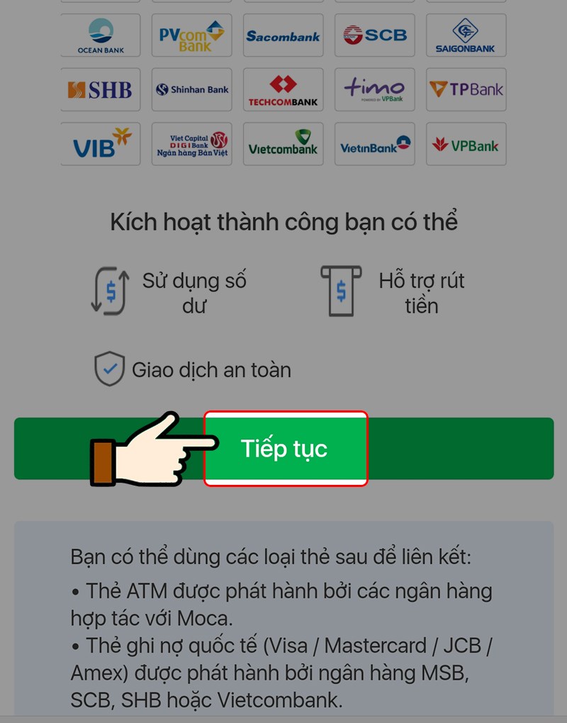 Chọn "Xác nhận"