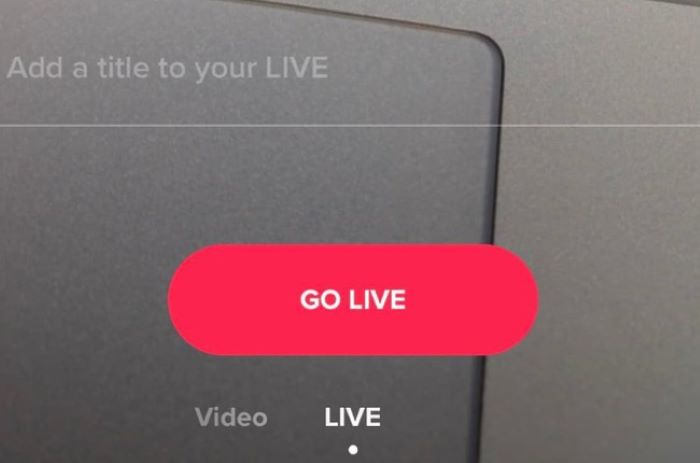 Cách livestream trên Tiktok