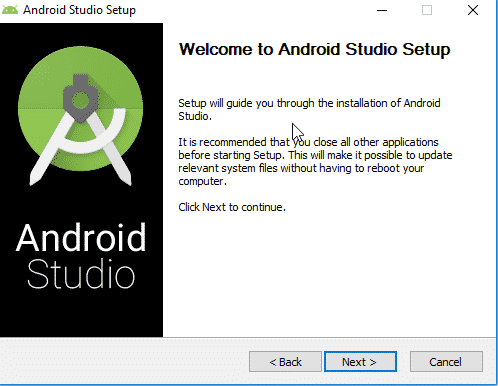 cài đặt Android Studio