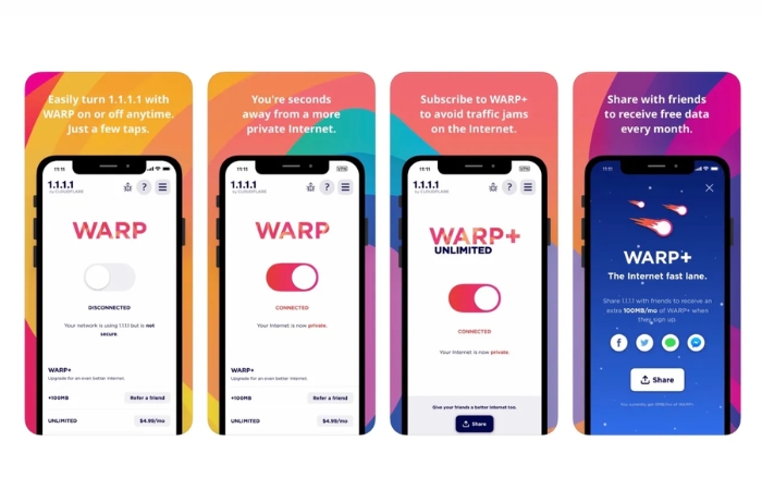 Cloudflare WARP mang đến sự an toàn  dữ liệu của bạn